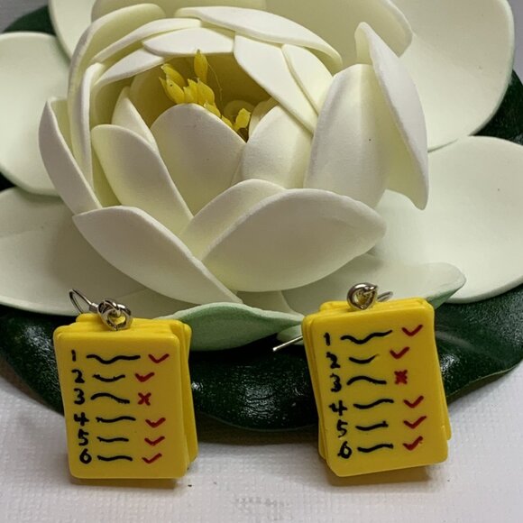 Teacher Earring, Educator Earring, Teacher Appreciation Gift, School Earring - Picture 4 of 6